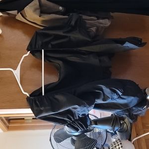 Plus Contrast Lace Hem Sweetheart Blouse